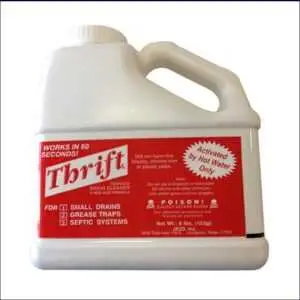 Thrift odorless drain cleaners