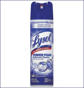 Lysol power foam bathroom cleaner