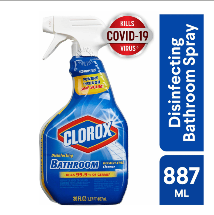 clorox disinfecting bathroom cleaner 2