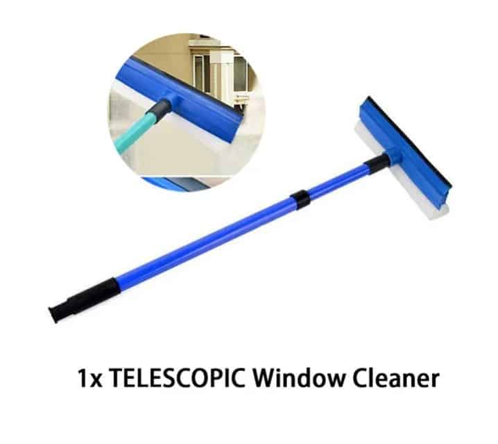 2 in 1 telescopic window cleaner