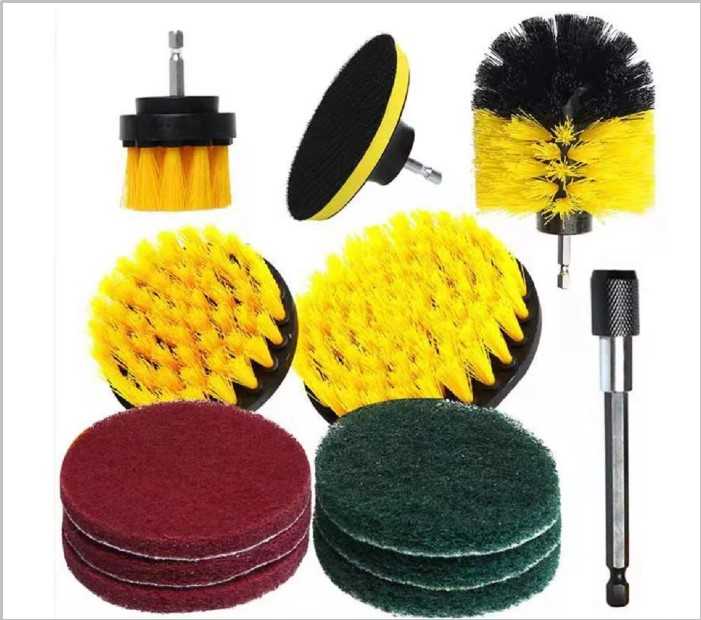 Power Scrubber Drill Brush Bathroom Cleaning Kit