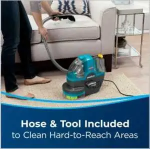 BISSELL SpotBot Robotic Hands Free Portable Carpet Cleaner - Hose & tool