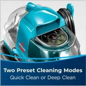 BISSELL SpotBot Robotic Hands Free Portable Carpet Cleaner - two preset cleaning modes