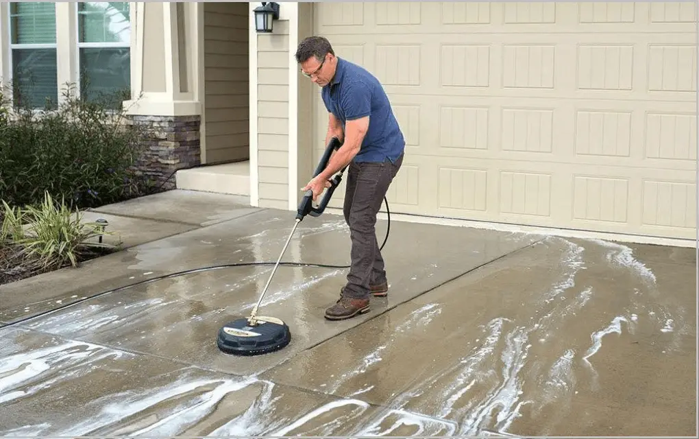 pressure washer driveway cleaner