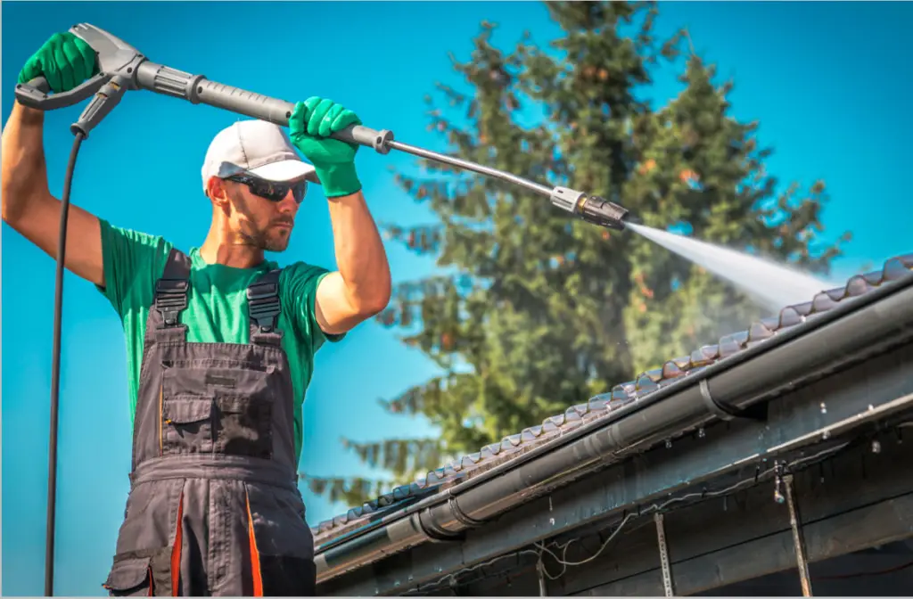 Power Washer Roof Cleaner