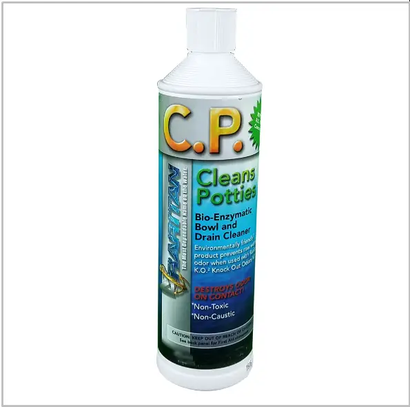 raritan c.p. cleans potties bio-enzymatic bowl cleaner- 32oz bottle